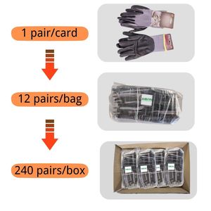 Vert jaune cuisine travail <span class=keywords><strong>anti</strong></span>-<span class=keywords><strong>feu</strong></span> viande nitrile résistant à l'huile enduit en plastique long magique gants de vaisselle - Product Image 3