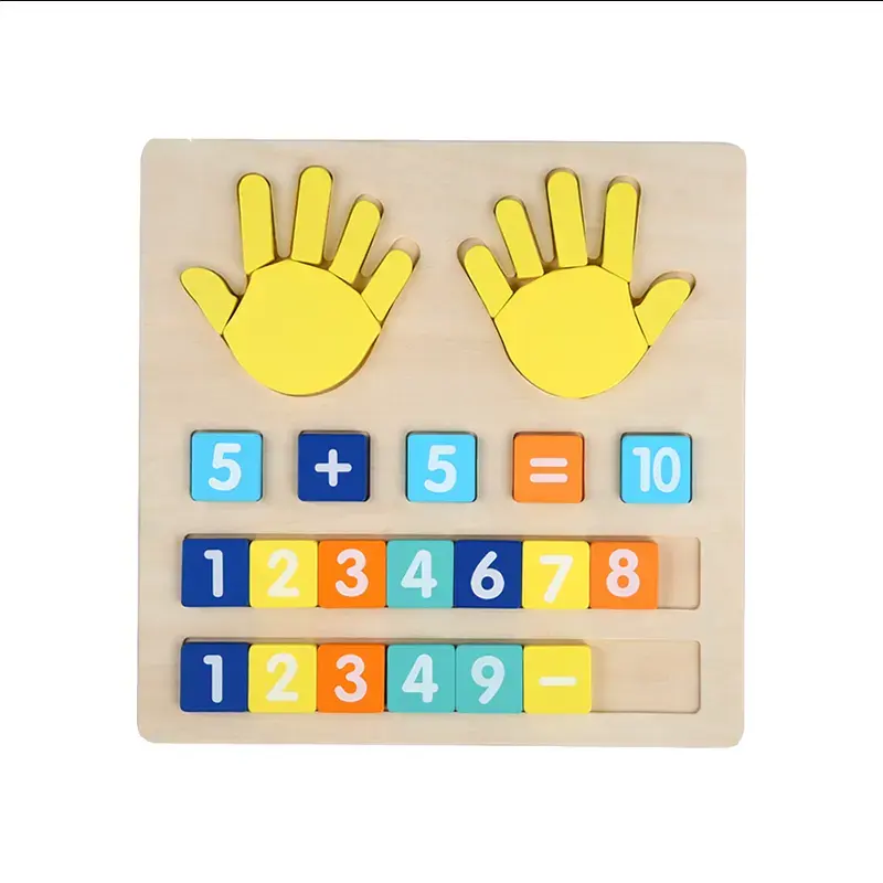 2023 Hot Selling New product Math Puzzle Toy for Cognitive Development Early Education High Quality Wooden Puzzle Toy for Kidsi