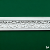 Vente chaude : Corniches sculptées en plâtre GRG pour décoration intérieure/extérieure moderne de salon, moulures de plafond pour hôpitaux, hôtels et villas