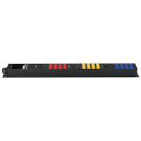 PDU robuste 24 ports C13, 63A max, sortie 208V-240V, montable en rack