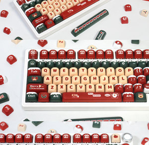 Aflion giáng sinh 130 phím PBT Moa hồ sơ Keycaps cho MX chuyển đổi bàn phím cơ khí 61 63 64 68 82 84 87 96 98 100 104 <span class=keywords><strong>10</strong></span> - Product Image 6