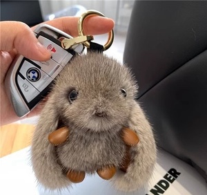 <span class=keywords><strong>Portachiavi</strong></span> Morbido e Carino a Forma di Coniglio in Pelliccia di Visone, Ciondolo Peluche Soffice <span class=keywords><strong>per</strong></span> Borsa, <span class=keywords><strong>per</strong></span> Coppie, <span class=keywords><strong>Portachiavi</strong></span> Morbido <span class=keywords><strong>per</strong></span> Auto - Product Image 4