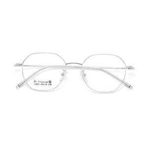 Montures de lunettes octogonales artistiques 34943 en Ni-Titane Légères Unisexe Monture complète Verres en résine - Product Image 1