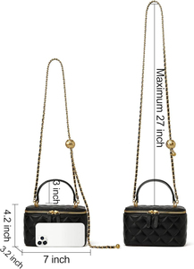 Nuevo Bolso de Moda al por Mayor para Mujer, Bolso Cuadrado Versátil con Diseño de Diamantes, Bolso Bandolera Moderno - Product Image 4
