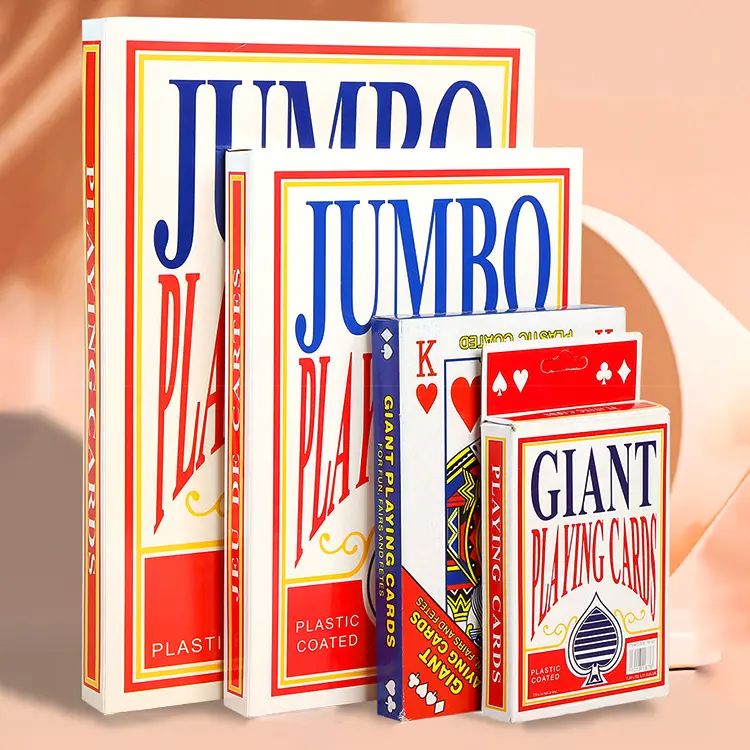 Impresión de cartas de juego de mesa de entretenimiento, logo personalizado, tarot jumbo, casino, póker