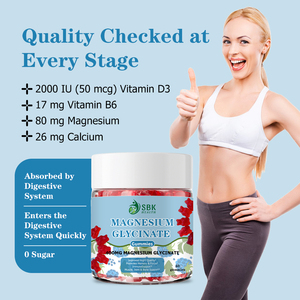 Hot Sale Magnesium Glycinate GummiesWith Magnesium Improved Night Quality Promotes Memory t Nighttime Relaxation Support Gummies - Product Image 3