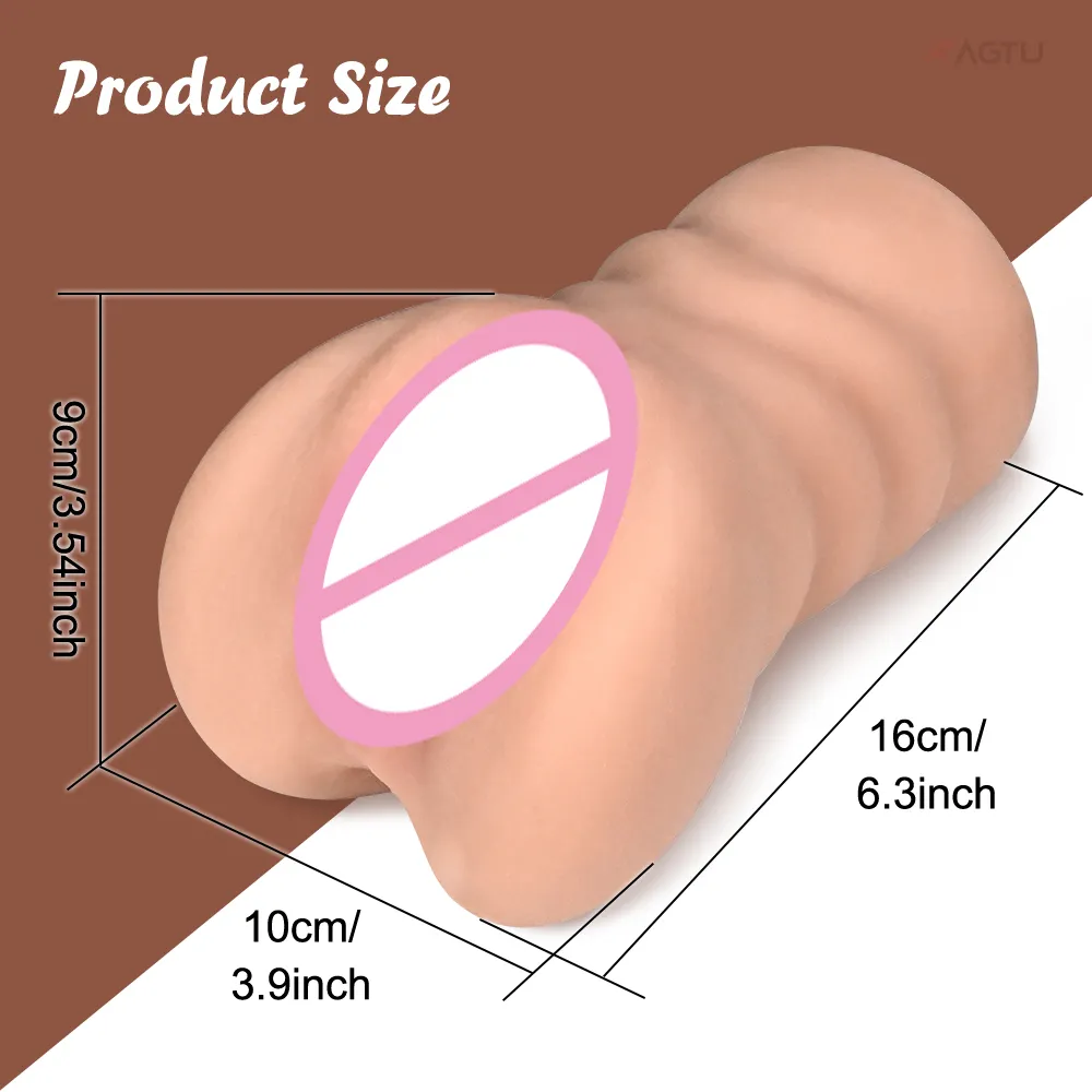 Wholesale Male Masturbator Pocket Real Pussy Silicone Vagina Tight Anal For Man Adult Sex Pussy Toys Sex Anus dolls