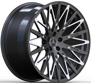 5X112 Patrón de pernos 20 "21" 22 "y 23" Custom Gun Metal y llantas forjadas blancas para Mercedes Benz y BMW - Product Image 1