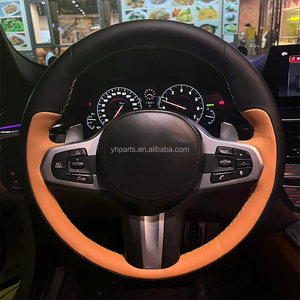 SF23 personalizado DIY protector para <span class=keywords><strong>volante</strong></span> de coche para <span class=keywords><strong>BMW</strong></span> M Sport G30 G31 G32 G20 G21 G14 G15 G16 <span class=keywords><strong>X3</strong></span> G01 X4 G02 X5 G05 costura a mano - Product Image 1