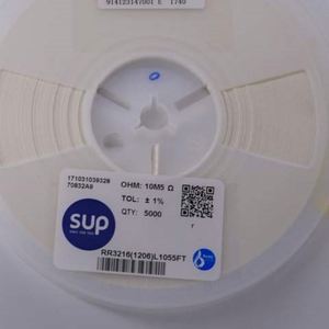 Whole Sale RR3216 1206L1055FT 1206 3216 Resistors Chip Resistors SMD Resistors 10.5Mohm 1% 1/4W Thick Film Resistor - Product Image 1