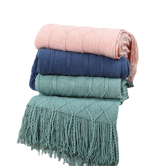 Wholesale High Quality Soft Blanket Throws Home Decor Blanket Used Blanket