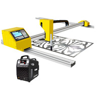 Pórtico CNC máquina de corte por plasma pórtico decorar puertas rejillas se adapta a todas las fuentes de alimentación de voltaje de arco lectura de código G
