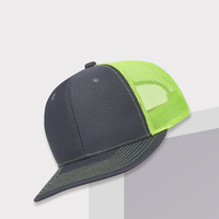 Casquettes de camionneur personnalisées OEM, logo brodé 3D, cyclisme, coton biologique, polyester recyclé, écologiques, performantes, respirantes