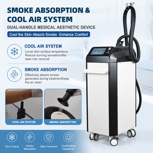 Purificateur de fumée laser haute puissance 2 en 1, dispositif d'absorption de fumée et de refroidissement pour salon de beauté, spa, peeling au laser au carbone - Product Image 3