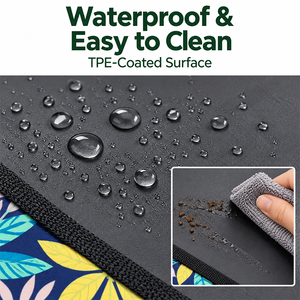 Tapis de rempotage imperméable pour plantes d'intérieur, tapis de rempotage pliable avec coins à clipser, plateau de rempotage sans désordre - Product Image 4