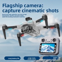 Drone sans balais M22 avec télécommande à écran, 720P HD, longue autonomie de la batterie, photographie aérienne, quadricoptère RC, pliable, pour débutants
