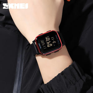<span class=keywords><strong>SKMEI</strong></span> <span class=keywords><strong>1858</strong></span> montre de sport pour hommes étanche compte à rebours électronique affichage LED montres numériques hommes horloge Reloj Hombre - Product Image 2