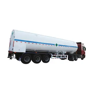 Hot Sale Cryogenic Ln2 LPG LNG Mobile Filling Gas Refuel Station Tanker Tractor Truck