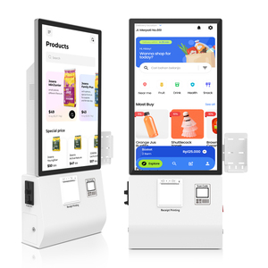 Sistema de Pago en Efectivo Montado en la Pared de 32 Pulgadas con SDK, Caja Registradora Automática que Funciona con Monedas para Supermercados y Tiendas Minoristas sin Personal - Product Image 1