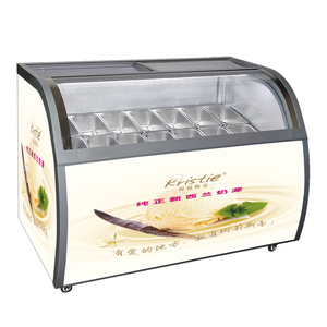 <span class=keywords><strong>Vitrina</strong></span> Congeladora para Máquina de Helados, Exhibidor Comercial para Atraer Clientes, para Gelato, Yogurt Congelado y Pasteles - Product Image 1