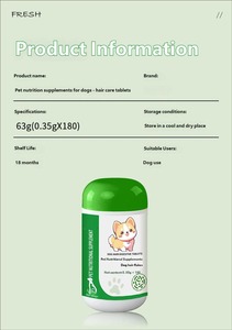 Complément nutritionnel <span class=keywords><strong>pour</strong></span> chiens contre la <span class=keywords><strong>perte</strong></span> <span class=keywords><strong>de</strong></span> poils, comprimés à absorption rapide <span class=keywords><strong>de</strong></span> vitamines D3 et E, prévention des boules <span class=keywords><strong>de</strong></span> poils, santé immunitaire - Product Image 6