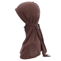 Voile musulman en coton respirant et très résistant, avec sangle élastique réglable multicolore – Vente en gros
