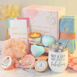 Paniers-cadeaux de bain relaxants pour elle, maman, sœur, amies, vente en gros, meilleur coffret cadeau de soin, cadeaux de rétablissement pour femmes - Product Image 1