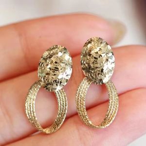 Pendientes de Oro Puro de 18K Xinfly Fashion, Oro Real Au750, Joyería para Mujeres, Damas y Niñas - Product Image 3