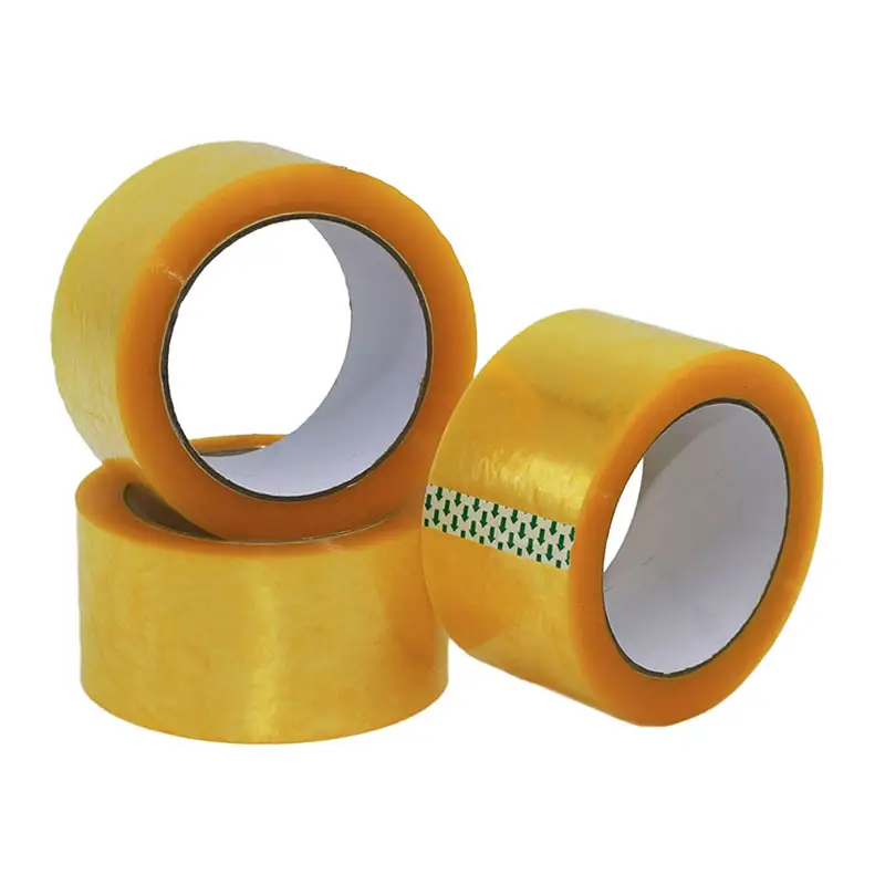 Self Adhesive Tape China Wholesale Price Bopp Opp White Transparent Yellow Color Electrical Glue Carton Boxes Packing Tape