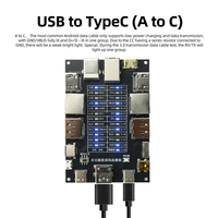 Módulo Detector de Secuencia de Cables Multifuncional con Alimentación por Batería CR1220 y USB Tipo-C para Cables de Red e Impresora