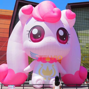 Paw Dog tuần tra mô hình tùy chỉnh <span class=keywords><strong>Inflatable</strong></span> phim hoạt hình động vật linh vật hài hước con chó phim hoạt hình cô gái mô hình cho trang trí ngoài trời - Product Image 5