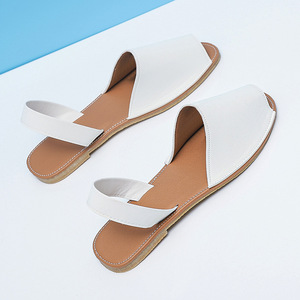 <span class=keywords><strong>Sandali</strong></span> piatti da <span class=keywords><strong>donna</strong></span> alla moda, scarpe a punta aperta, fondo morbido, <span class=keywords><strong>taglie</strong></span> <span class=keywords><strong>grandi</strong></span>. - Product Image 2