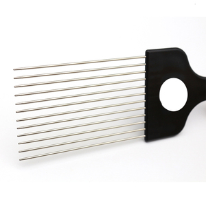 Fourchette à <span class=keywords><strong>cheveux</strong></span> <span class=keywords><strong>bouclés</strong></span> <span class=keywords><strong>pour</strong></span> hommes Peigne à l'huile Peigne à texture afro Peigne à <span class=keywords><strong>cheveux</strong></span> démêlé Perruque tressée <span class=keywords><strong>Brosse</strong></span> à <span class=keywords><strong>cheveux</strong></span> - Product Image 1