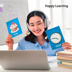 Free Design Proof Personal isierte umwelt freundliche Papier karten Baby Early Education mit Tier themen Benutzer definierte Verpackung - Product Image 6