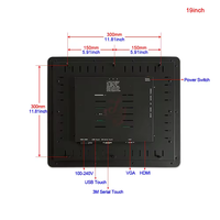 Factory Price 19 Inch 3M RS232 Capacitive Touch Screen Gaming Monitors for Sale