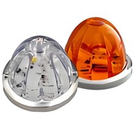Feu de position latéral LED en forme de pastèque 12V, lampe de dégagement pour camion, rouge, ambre, vert, bleu, feu de délimitation LED pour remorque, camion, bus