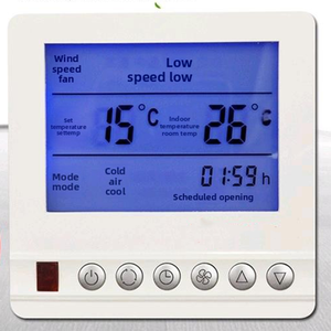 Contrôleur de température de climatiseur central en plastique de panneau de commande intelligent de pièces de systèmes de CVC pour le bureau/maison - Product Image 3