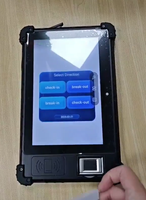 Tablette robuste Android 8 pouces FP08 avec lecteur biométrique RFID 4G, tablette robuste avec lecteur d'empreintes digitales Android 13