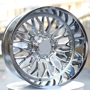 Cerchi in Lega Forgiati Deep Dish per Fuoristrada 20 22 24 Pollici 4x100 5x114.3 6x139.7 Monoblocco Personalizzati Argento Cromato per Pickup SUV - Product Image 2