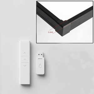 Écran de projection à cadre fixe blanc mat 4K ultra-fin à fixation murale pour cinéma maison, bureau, salle de réunion, 120 pouces - Product Image 4