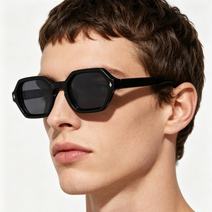 Custom Logo 2026 Fashion PC Lenses Polygon Sunglasses UV400 Gradient <b>Shades</b> Polygonal <b>Sun</b> Glasses for Men Women - Product Image 1