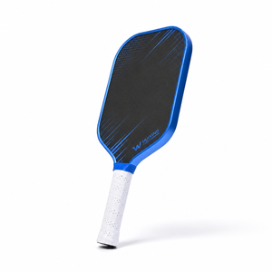 <span class=keywords><strong>Raquette</strong></span> de pickleball en fibre de carbone Titanium Aero T300, noyau en PP pressé à froid, cadre bleu, <span class=keywords><strong>raquette</strong></span> de vitesse personnalisée en usine - Product Image 1