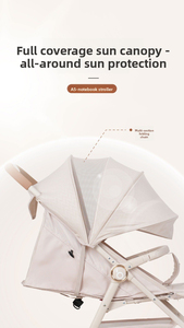 Cochecito de Bebé Multifuncional Ligero y Plegable de 0 a 3 Años, Cochecito Compacto para Sentarse y Recostarse - Product Image 6