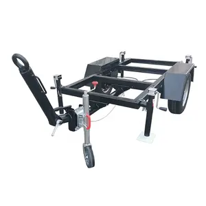 Mobile Car Tow Dolly Auto anhänger Stahlrahmen Chassis kleine Farm Anhänger Achse