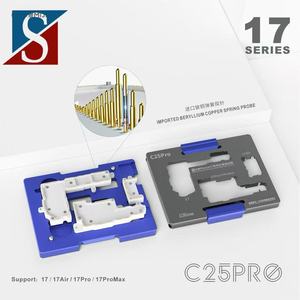 Support de test intermédiaire de carte mère Mijing 4-en-1 avec testeur de connecteur pour <span class=keywords><strong>iPhone</strong></span> 11, 12, 13 Mini, 14, 15, 16 Plus, 17 Air Pro - Product Image 1