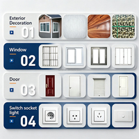 Casas Contenedor Modulares Prefabricadas de Acero de 10, 20 y 40 pies, Portátiles, Desmontables, Mini Casas, Oficinas Móviles, Salones Escolares
