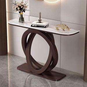 Table <span class=keywords><strong>console</strong></span> moderne Rock, table basse extensible avec rangements, idéale pour salon, <span class=keywords><strong>cuisine</strong></span>, extérieur - Product Image 4