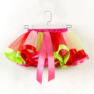 Falda Tutú Arcoíris Multicolor para Niñas, Falda de Tul para Baile de Princesa - Product Image 6