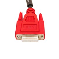 Câble de diagnostic OBD IVECO du fabricant d'origine DB15F-19PM prise mâle ronde 38 broches vers prise femelle DB15