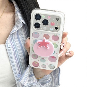 เคสโทรศัพท์ TPU ลายนูนรูปดอกไม้น่ารัก 360 องศา °   เคสกันกระแทกแบบเต็มตัวสำหรับ iPhone 16 Pro Max - Product Image 2